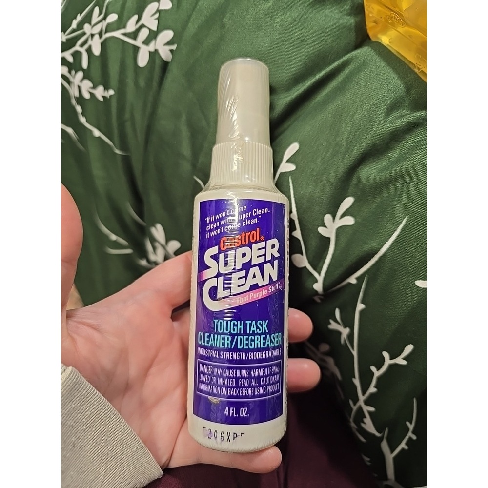 Castrol Super Clean That Purple Stuff Tough Task Cleaner/Degreaser 4 oz NOS VTG